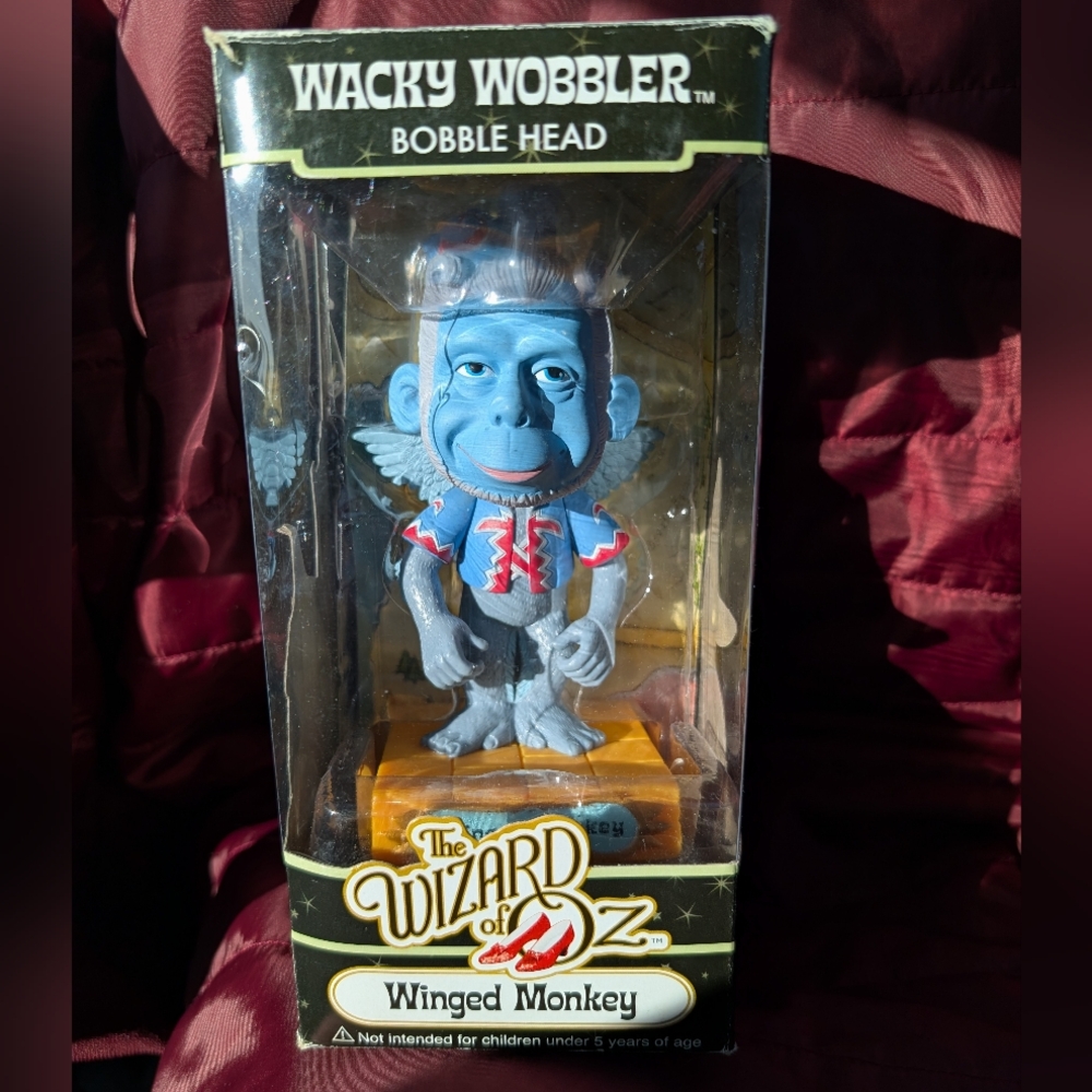 Vintage Wizard Of Oz Funko Wacky Wobbler Winged Monkey Bobblehead